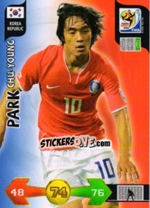 Sticker Park Chu-Young - FIFA World Cup South Africa 2010. Adrenalyn XL n. 238 - Panini