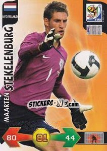 Figurina Maarten Stekelenburg - FIFA World Cup South Africa 2010. Adrenalyn XL - Panini