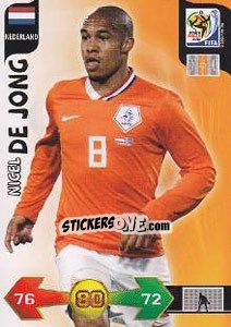 Sticker Nigel de Jong - FIFA World Cup South Africa 2010. Adrenalyn XL n. 246 - Panini
