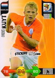 Sticker Dirk Kuyt - FIFA World Cup South Africa 2010. Adrenalyn XL - Panini