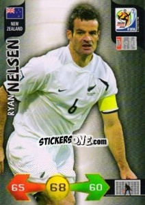 Sticker Ryan Nelsen - FIFA World Cup South Africa 2010. Adrenalyn XL - Panini