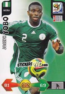 Sticker Joseph Yobo - FIFA World Cup South Africa 2010. Adrenalyn XL - Panini
