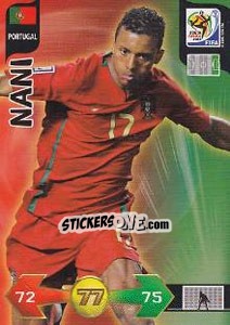 Figurina Nani - FIFA World Cup South Africa 2010. Adrenalyn XL - Panini