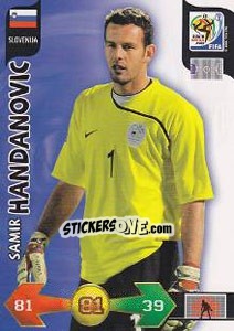 Sticker Samir Handanovic - FIFA World Cup South Africa 2010. Adrenalyn XL n. 294 - Panini