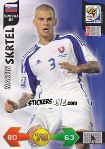 Cromo Martin Skrtel - FIFA World Cup South Africa 2010. Adrenalyn XL - Panini