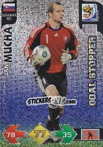 Sticker Jan Mucha - FIFA World Cup South Africa 2010. Adrenalyn XL - Panini
