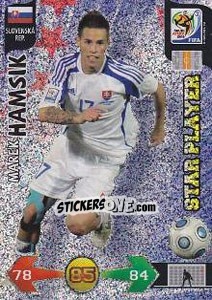 Cromo Marek Hamsik - FIFA World Cup South Africa 2010. Adrenalyn XL n. 308 - Panini
