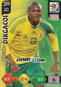 Figurina Kagisho Dikgacoi - FIFA World Cup South Africa 2010. Adrenalyn XL - Panini