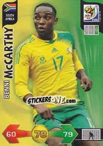 Cromo Benni McCarthy - FIFA World Cup South Africa 2010. Adrenalyn XL - Panini