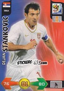 Sticker Dejan Stankovic - FIFA World Cup South Africa 2010. Adrenalyn XL - Panini