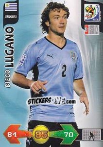 Sticker Diego Lugano - FIFA World Cup South Africa 2010. Adrenalyn XL n. 333 - Panini