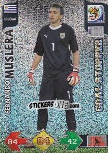 Sticker Fernando Muslera - FIFA World Cup South Africa 2010. Adrenalyn XL n. 337 - Panini