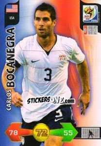 Cromo Carlos Bocanegra - FIFA World Cup South Africa 2010. Adrenalyn XL - Panini