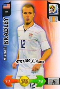 Figurina Michael Bradley - FIFA World Cup South Africa 2010. Adrenalyn XL - Panini