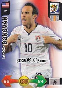 Cromo Landon Donovan - FIFA World Cup South Africa 2010. Adrenalyn XL - Panini