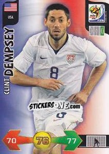 Sticker Clint Dempsey - FIFA World Cup South Africa 2010. Adrenalyn XL n. 345 - Panini