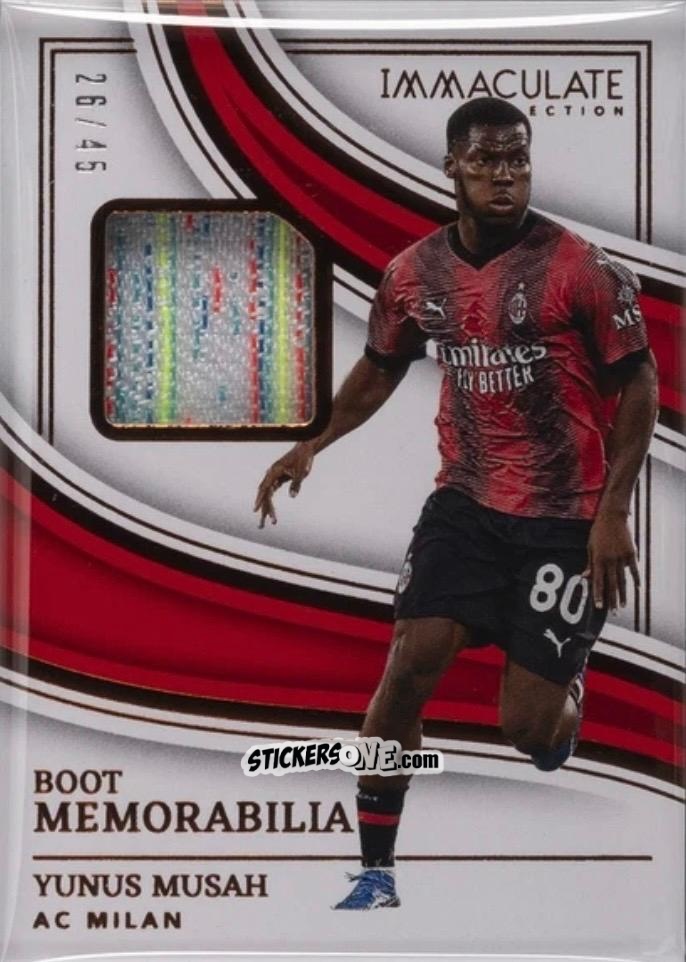 Cromo Yunus Musah - Immaculate Soccer 2023-2024 n. BM-YM - Panini