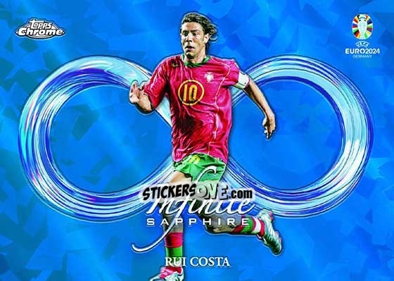 Figurina Manuel Rui Costa - Chrome UEFA Euro 2024 Sapphire Edition
 n. IS-2 - Topps