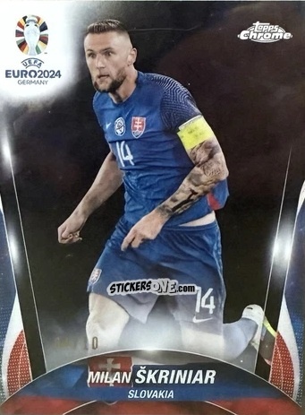 Cromo Milan Skriniar - Chrome UEFA Euro 2024 Sapphire Edition
 n. 74 - Topps