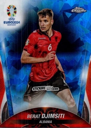 Cromo Berat Djimsiti - Chrome UEFA Euro 2024 Sapphire Edition
 n. 91 - Topps