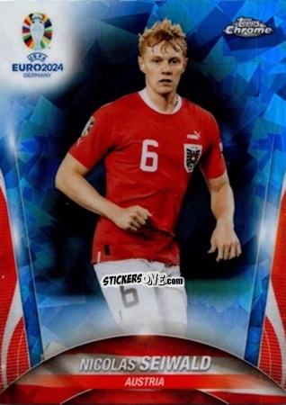 Cromo Nicolas Seiwald - Chrome UEFA Euro 2024 Sapphire Edition
 n. 103 - Topps