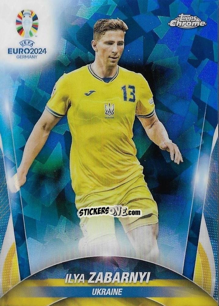 Figurina Ilya Zabarnyi - Chrome UEFA Euro 2024 Sapphire Edition
 n. 124 - Topps
