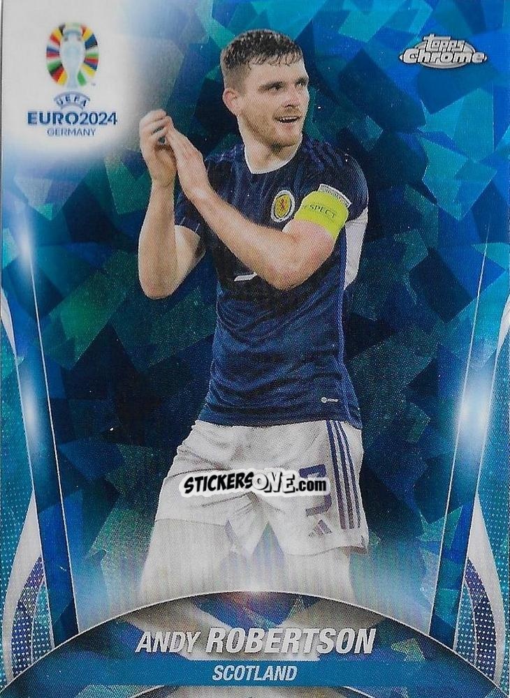 Cromo Andy Robertson - Chrome UEFA Euro 2024 Sapphire Edition
 n. 138 - Topps