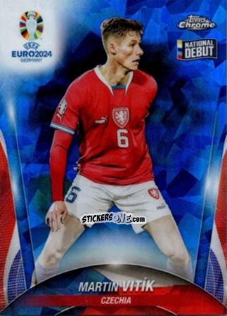 Figurina Martin Vitík - Chrome UEFA Euro 2024 Sapphire Edition
 n. 108 - Topps