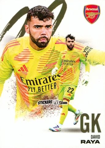 Figurina David Raya - Arsenal FX 2024-2025
 n. AFXB01 - Futera