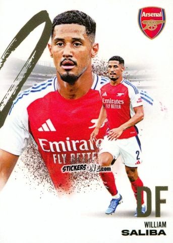 Figurina William Saliba - Arsenal FX 2024-2025
 n. AFXB03 - Futera