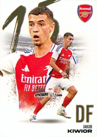 Figurina Jakub Kiwior - Arsenal FX 2024-2025
 n. AFXB07 - Futera