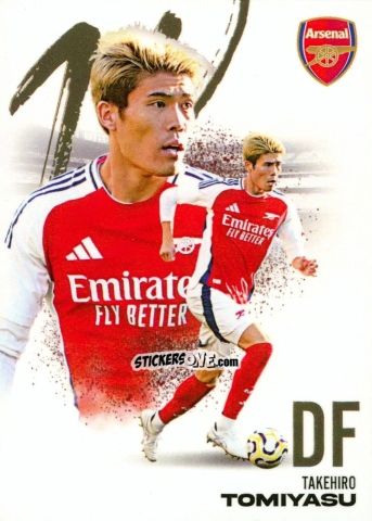 Cromo Takehiro Tomiyasu - Arsenal FX 2024-2025
 n. AFXB08 - Futera