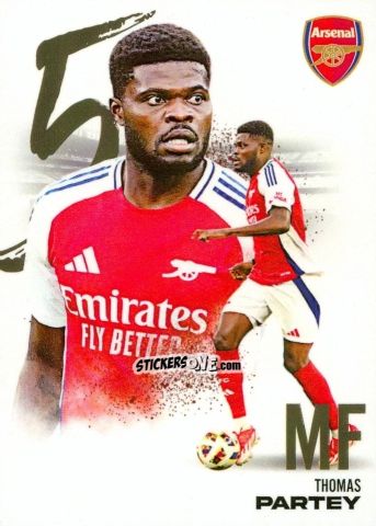 Cromo Thomas Partey - Arsenal FX 2024-2025
 n. AFXB13 - Futera