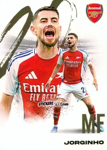 Cromo Jorginho - Arsenal FX 2024-2025
 n. AFXB15 - Futera