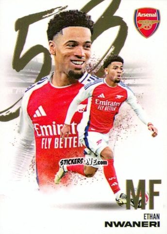 Cromo Ethan Nwaneri - Arsenal FX 2024-2025
 n. AFXB18 - Futera