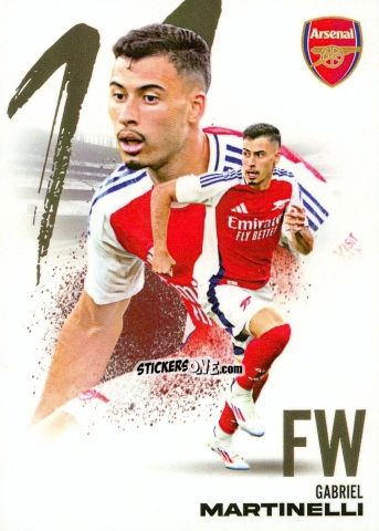 Figurina Gabriel Martinelli - Arsenal FX 2024-2025
 n. AFXB22 - Futera