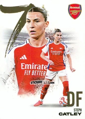 Cromo Steph Catley - Arsenal FX 2024-2025
 n. AFXB28 - Futera