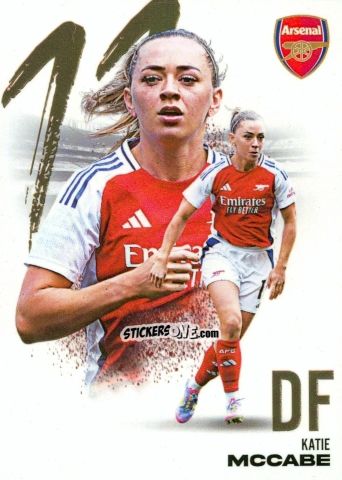 Cromo Katie McCabe - Arsenal FX 2024-2025
 n. AFXB29 - Futera