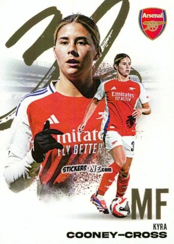 Cromo Kyra Cooney-Cross - Arsenal FX 2024-2025
 n. AFXB34 - Futera
