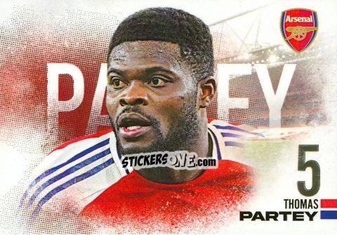 Cromo Thomas Partey - Arsenal FX 2024-2025
 n. AFXL08 - Futera