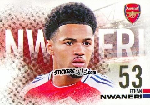 Cromo Ethan Nwaneri - Arsenal FX 2024-2025
 n. AFXL12 - Futera