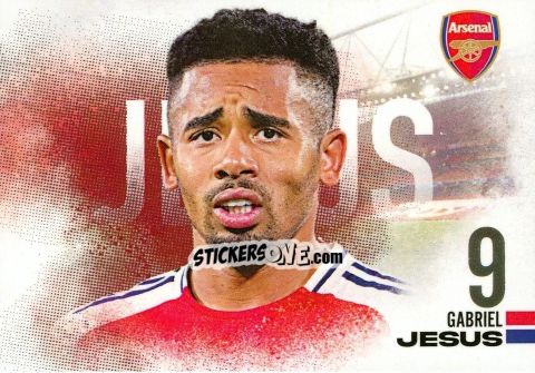 Cromo Gabriel Jesus - Arsenal FX 2024-2025
 n. AFXL14 - Futera