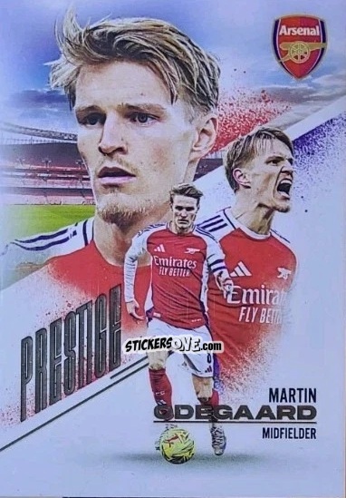 Sticker Martin Odegaard - Arsenal FX 2024-2025
 n. APR07 - Futera