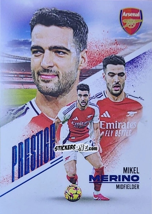 Sticker Mikel Merino - Arsenal FX 2024-2025
 n. APR12 - Futera