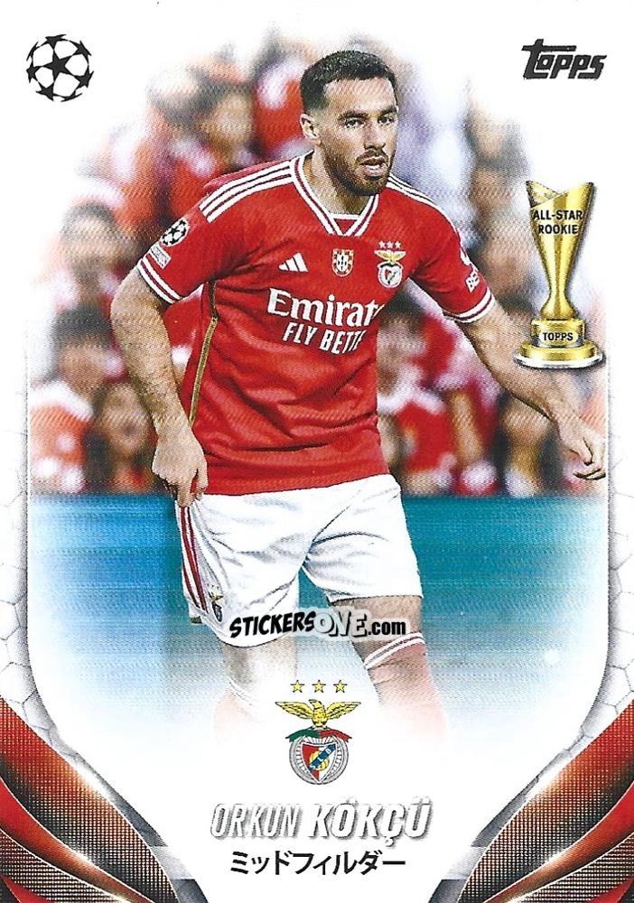 Figurina Orkun Kökçü - UEFA Club Competitions 2023-2024 Japan Edition
 n. 188 - Topps