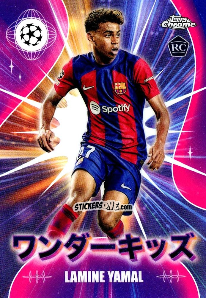 Figurina Lamine Yamal - UEFA Club Competitions 2023-2024 Japan Edition
 n. WK-3 - Topps