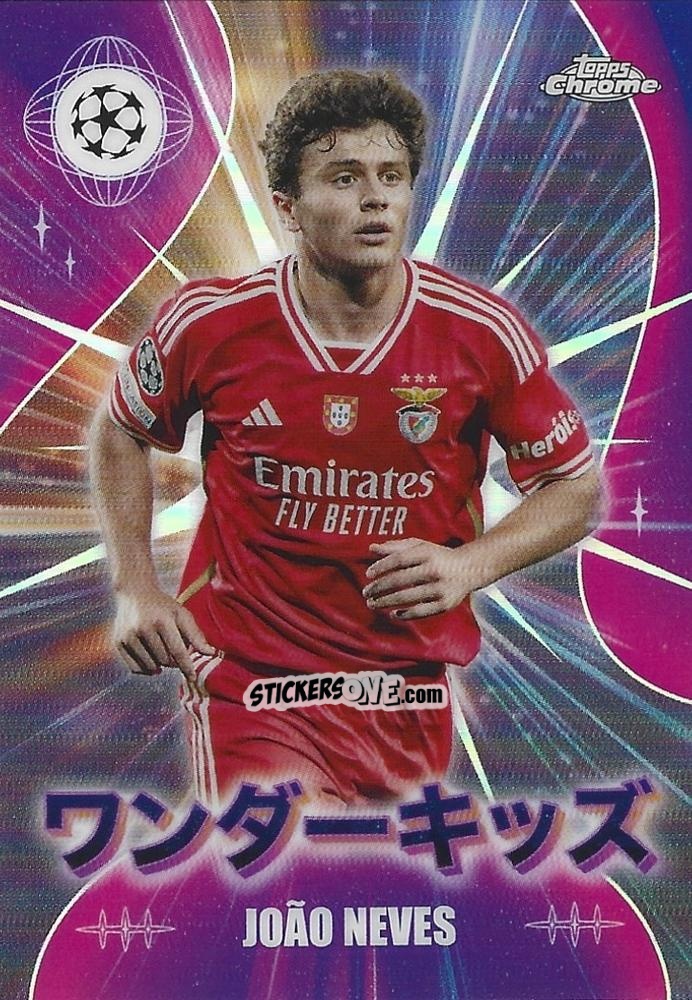 Sticker João Neves - UEFA Club Competitions 2023-2024 Japan Edition
 n. WK-19 - Topps