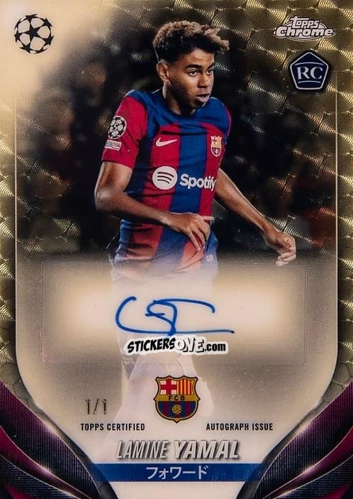 Figurina Lamine Yamal - UEFA Club Competitions 2023-2024 Japan Edition
 n. CA-LY - Topps