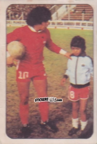 Sticker Diego Maradona  - Super Futbol 1979 n. 4 - Industria Argentina (Crack)