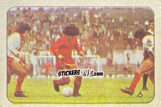 Sticker Diego Maradona  - Super Futbol 1979 n. 6 - Industria Argentina (Crack)